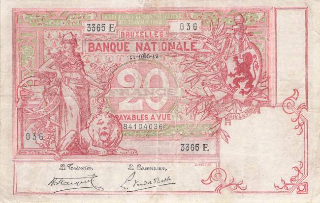 20 Franc 1919